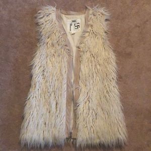 CO-OP Barney’s New York Furry Vest